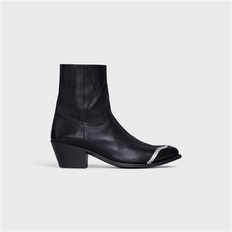 celine black boot|celine western boots.